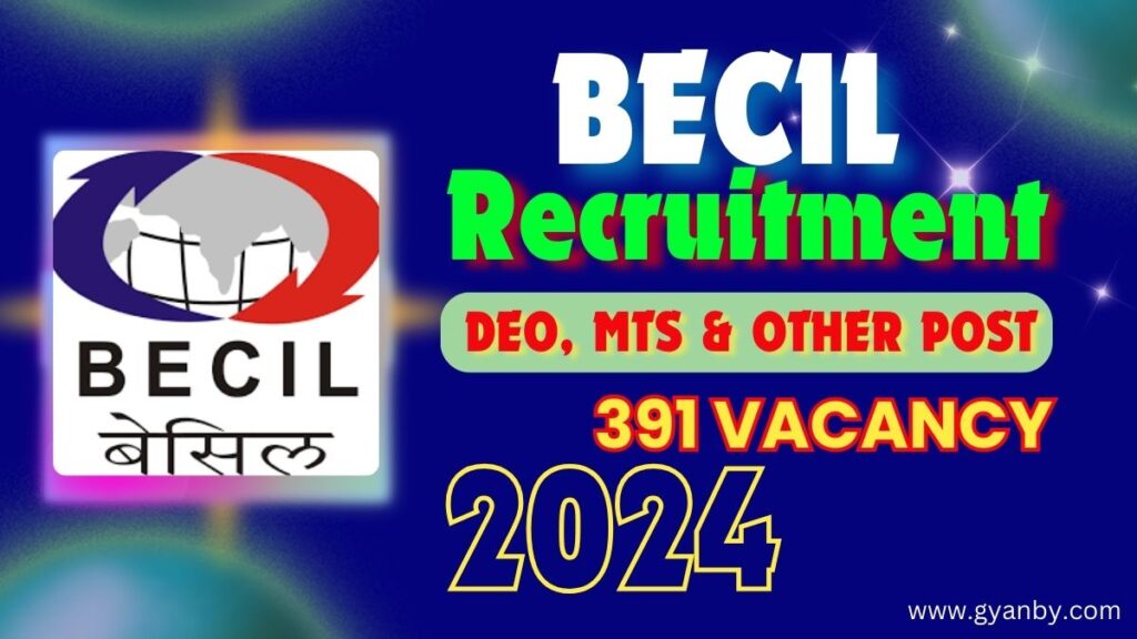 BECIL Recruitment 2024