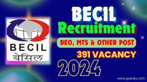 BECIL Recruitment 2024